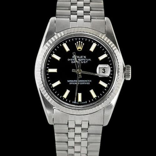 Datejust Montre Homme Lunette Cannelée