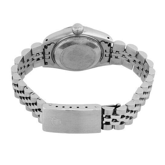 Bracelet jubilé acier inoxydable Rolex Datejust Montre Femme Lunette Cannelée