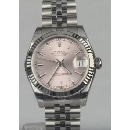 Cadran Bâton rose Rolex Datejust