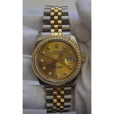 Rolex Datejust Montre Homme Or & acier inoxydable