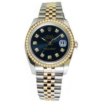 Cadran Diamant Lunette Rolex Datejust