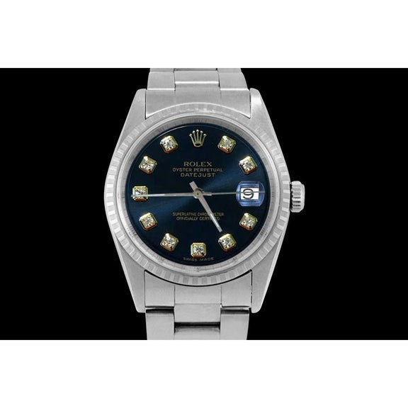 Cadran diamant noir Montre Rolex