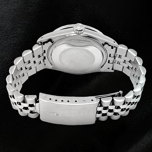 Cadran diamant rose Montre Rolex Datejust huître Perpétuelle Lunette Diamant réglage rapide