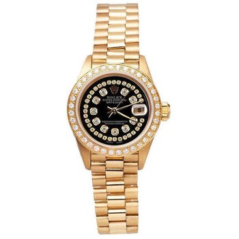 Rolex Presidente Lunette en diamant Datejust