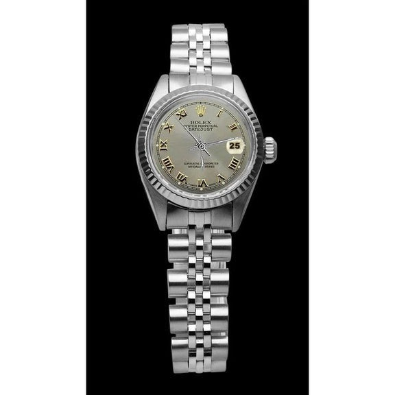 Rolex Datejust Femme Lunette jubilé acier inoxydable