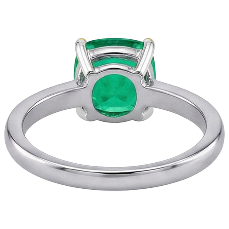 Haut de gamme Bague Pierre Précieuse 2 carats – vue arrière