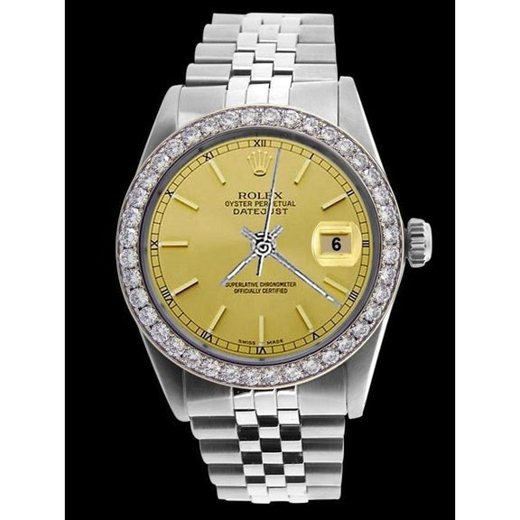 Montre pour hommes en acier inoxydable Rolex à réglage rapide