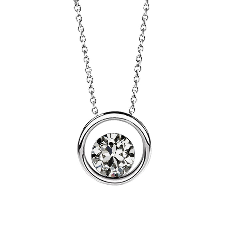 De luxe Diamant Fin Pendentif Goutte 1,50 carats – vue principale