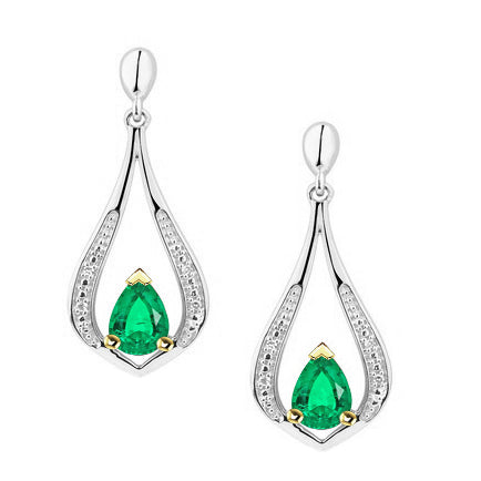 Émeraude Fine Gemstone Earring – vue principale