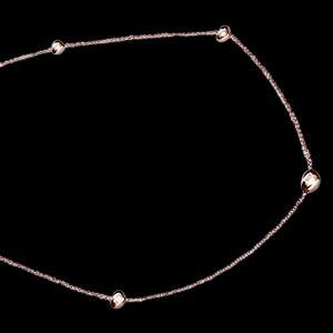 Collier 3.5 Carats Pendentif Or Rose Réel Diamants Yards