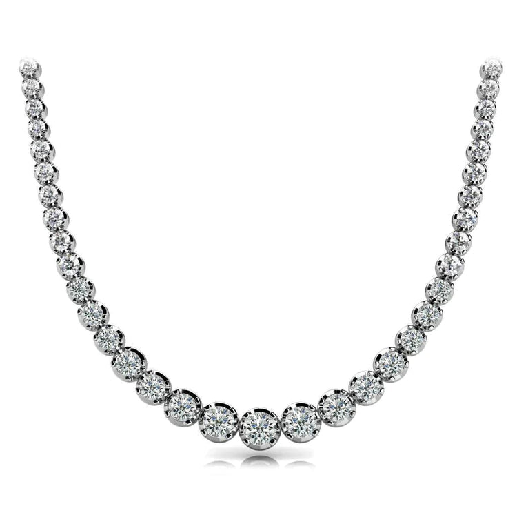 Collier De Véritable Diamants étincelants De 20 Carats