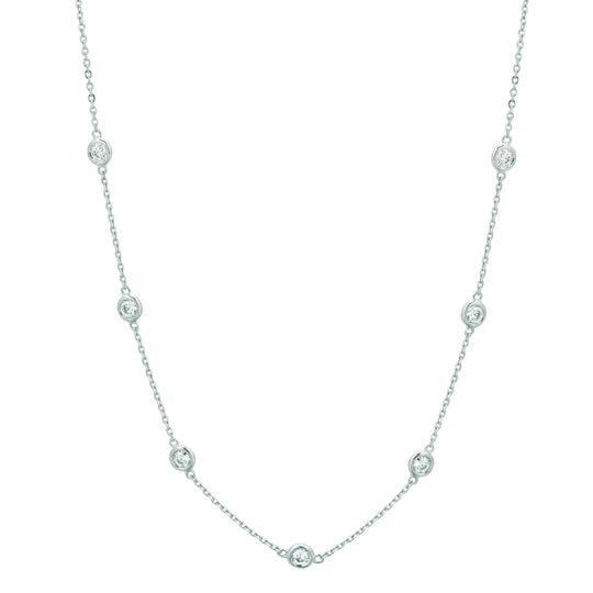 Collier En Réel Diamant à Chaîne Décontractée