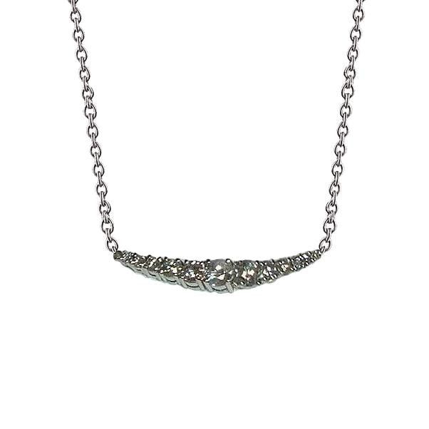 Collier Femme 3.7 Carats Véritable Diamant Pendentif Or Blanc 14K Nouveau