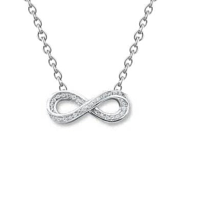 Collier Pendentif Diamant Rond Or Blanc Bijoux Dame 1.25 Carats