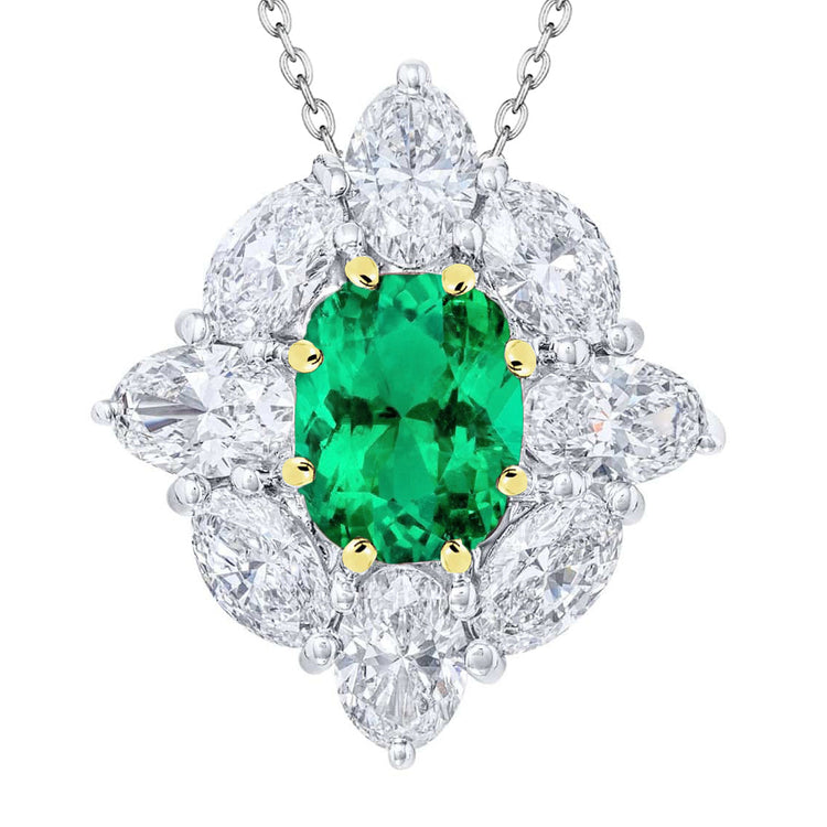 Étincelant Pendentif Gemme 4 carats – vue principale