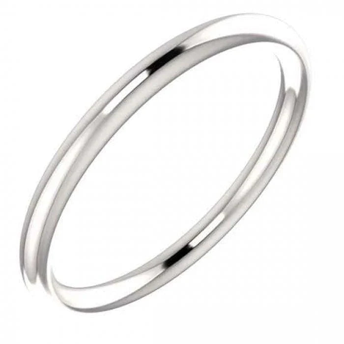 Bague de Demande Or Blanc 14 Carats avec Diamant – vue de face