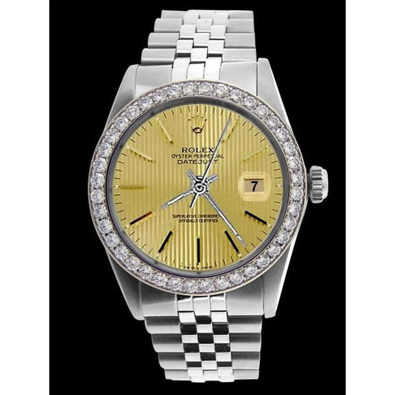 Datejust Rolex acier inoxydable jubilé Champagne