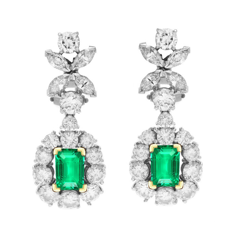 Raffiné Émeraude Fine Gemstone Earring 1,50 carats – vue principale