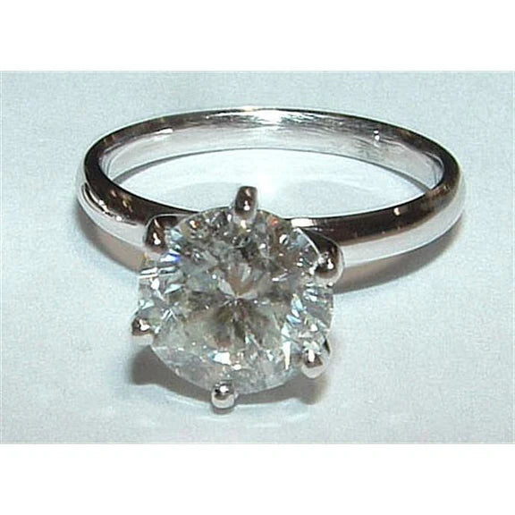 Diamants Solitaire Bague Set 2.0 Ct Réel Diamant Or Blanc