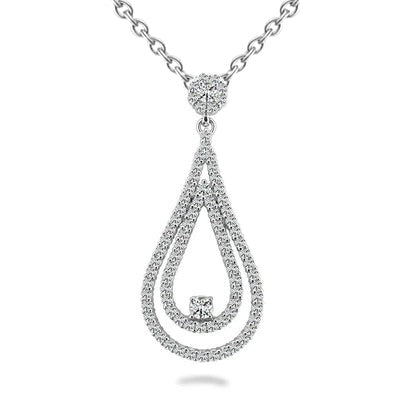 Luxueux Pendentif Goutte 3,50 carats – vue principale