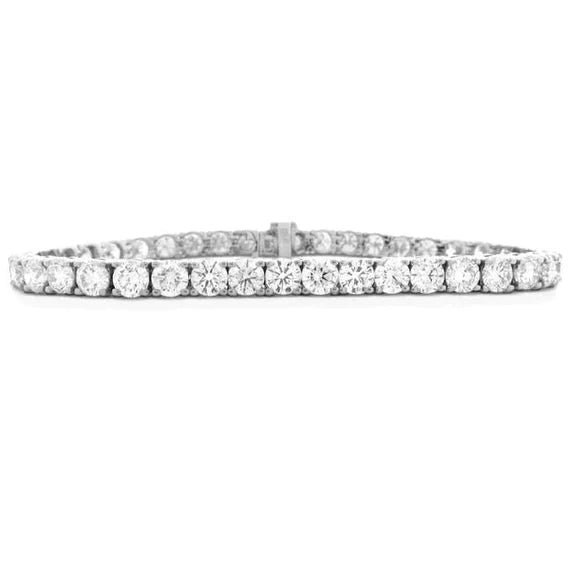 Éblouissant 10 Carats Tennis Réel Diamond Bracelet
