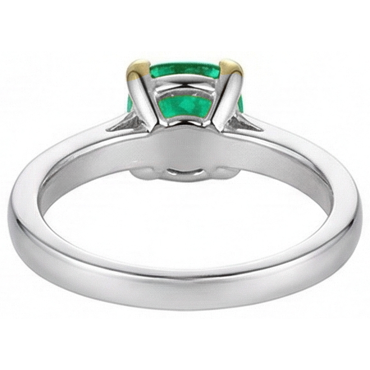 Raffiné Bague avec Gemme 3 carats – vue de dessus