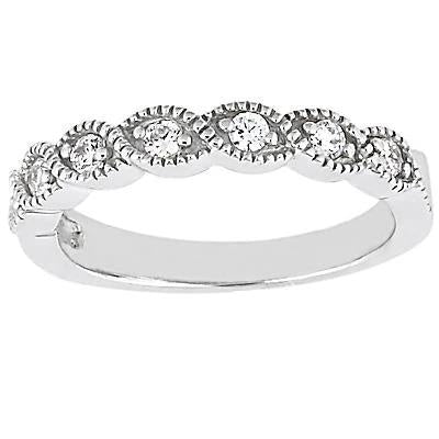 Ensemble De Bagues De Fiançailles De Style Vintage Avec Véritable Diamants 2.80 Carats Nouveau