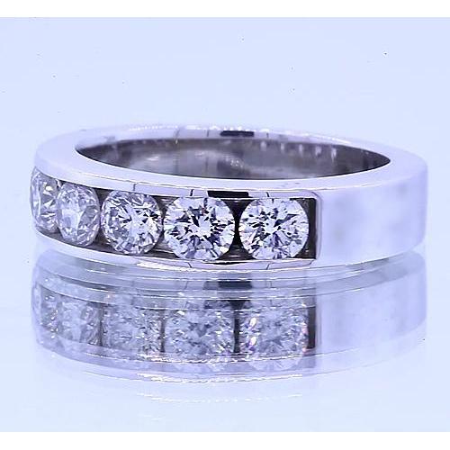 Ensemble De Canaux D'Anniversaire Avec Réel Diamants Ronds De 1.75 Carats