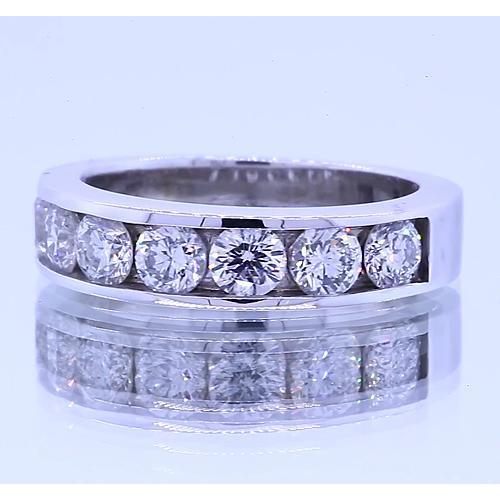 Ensemble De Canaux D'Anniversaire Avec Réel Diamants Ronds De 1.75 Carats