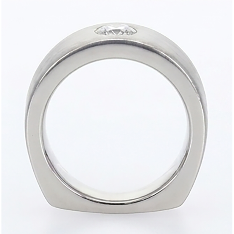 Euro Jarret Hommes Bague Gitane Flush Diamant