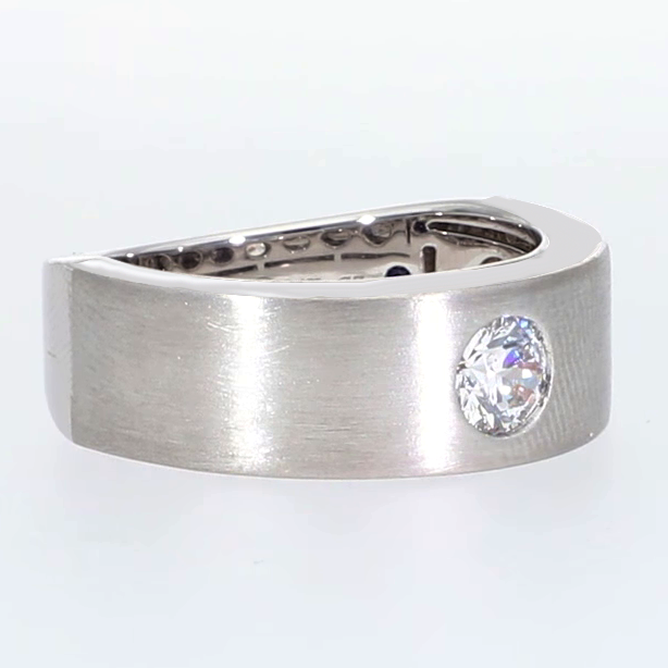 Euro Jarret Hommes Bague Gitane Flush Diamant