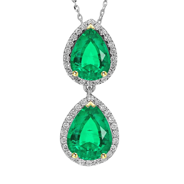 Confectionné main Collier Pendentif Pierre 1,50 carats – vue principale
