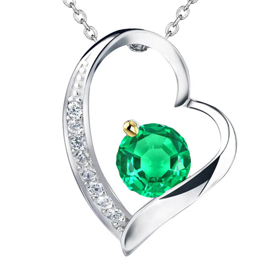 Sophistiqué Émeraude Colombienne Pendentif Gemme 2 carats – vue principale