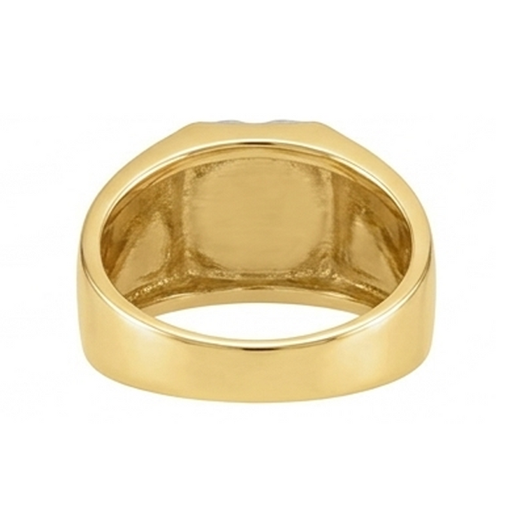 Homme Fait à la main Certifié IGI Brillant Bague Masculine – 1,50