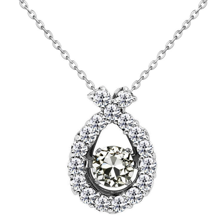 Confectionné main Collier Pendentif 1,50 carats – vue principale