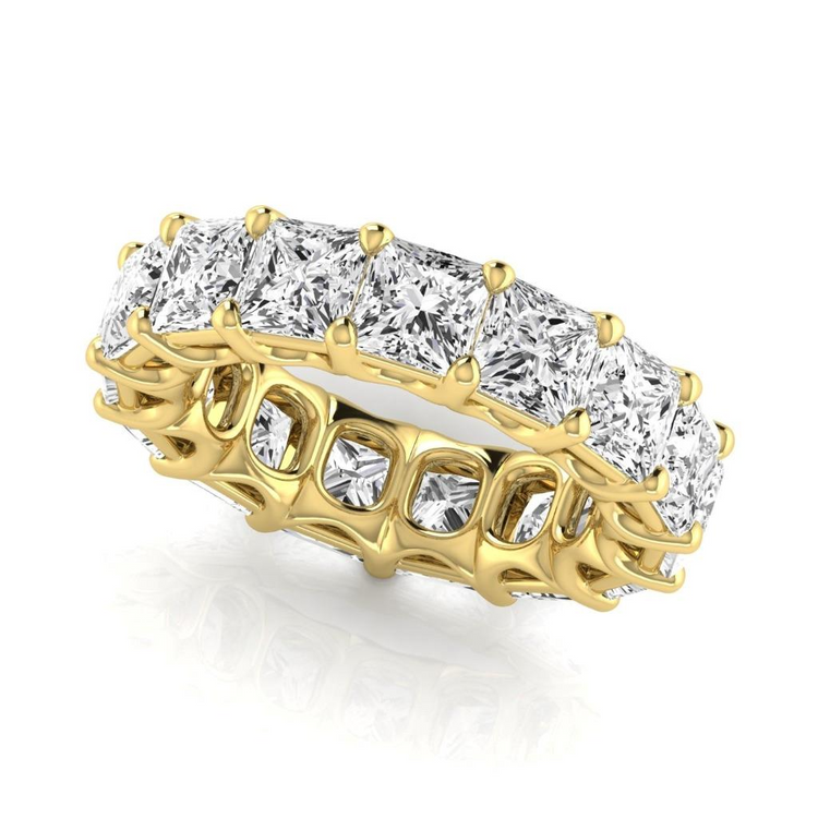 Sophistiqué Eternity Band 11,25 carats – vue de côté