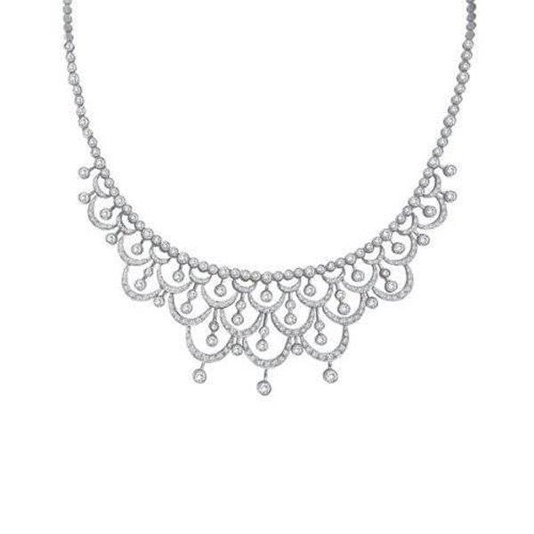 Like La Belle Epoque Jewelry Petit Collier En Naturel Diamant Taille Brillant