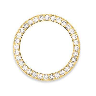Lunette en Naturel diamant personnalisée de 2,5 ct pour s'adapter à tous les modèles de montres Rolex Datejust
