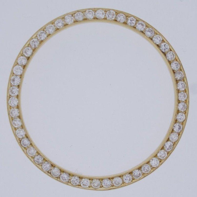 Lunette en Naturel diamant rond personnalisée pour s'adapter à la montre Rolex Datejust ou President 2,50 ct. 36 mm