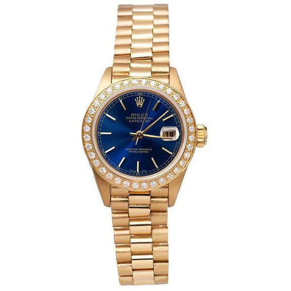 Lunette diamant Rolex Datejust Montre