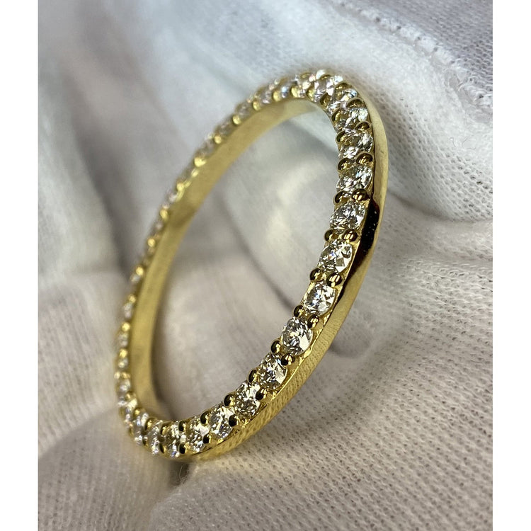 Lunette en diamant sertie de griffes pour montre Datejust ou Day Date 36 mm pour homme personnalisée 5,4 ct