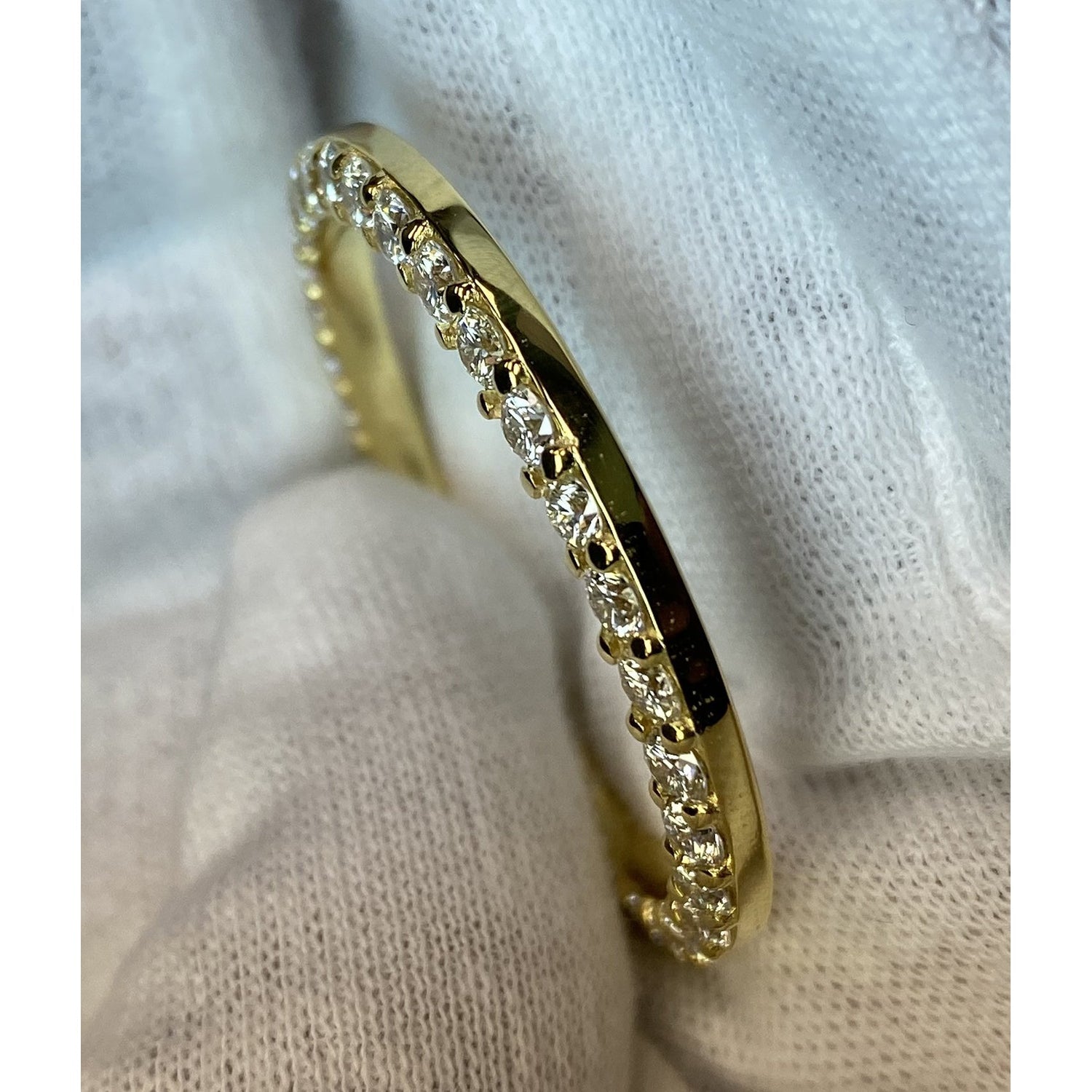 Lunette en diamant sertie de griffes pour montre Datejust ou Day Date 36 mm pour homme personnalisée 5,4 ct