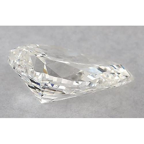 Diamant poire de 5 carats, non serti, couleur F, pureté VVS1, très bonne taille