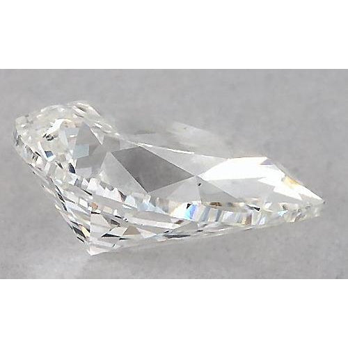 Diamant poire de 4 carats, non serti, couleur F, pureté VVS2, très bonne taille