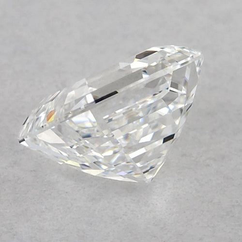 Diamant Asscher 2 carats, taille non montée, pureté E, VVS1, très bonne taille