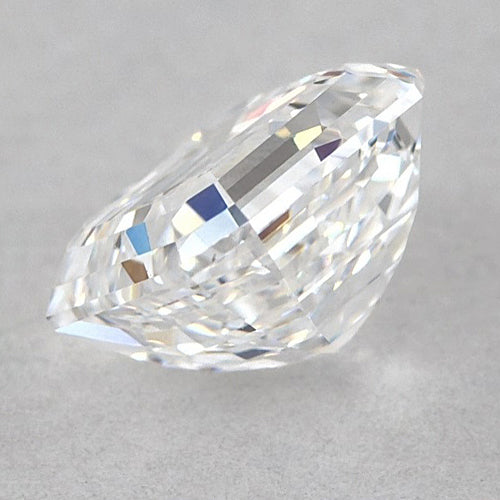 Diamant Asscher 1,5 carat, taille non sertie, pureté E, VVS1, très bonne taille