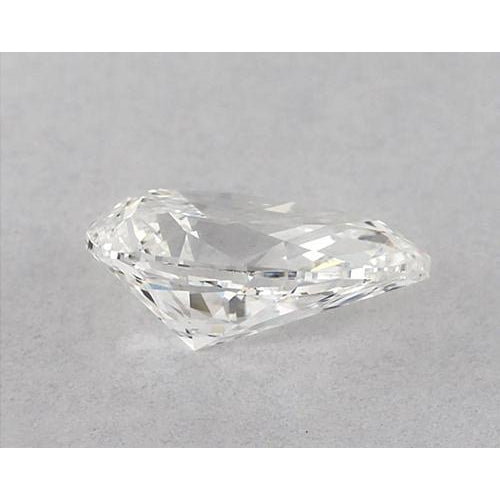 Diamant poire 1 carat, taille unique, pureté EVVVS1, très bonne taille