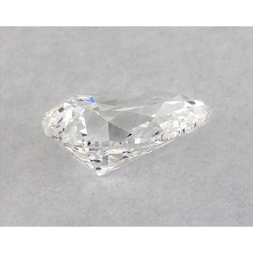 Diamant poire de 1,25 carat, non serti, couleur F, pureté VVS1, très bonne taille