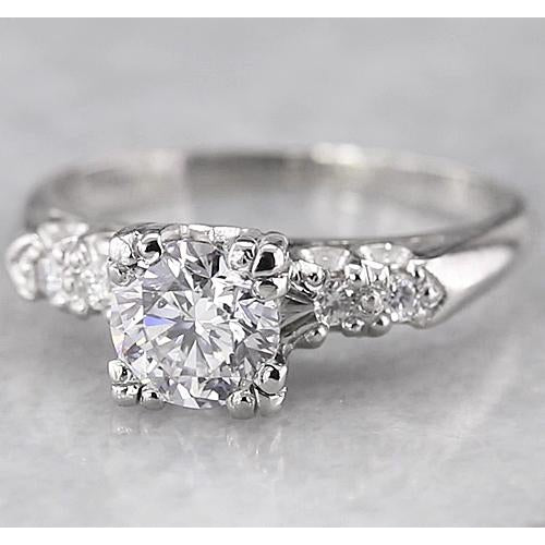 Brillant Bague de Demande – vue de côté