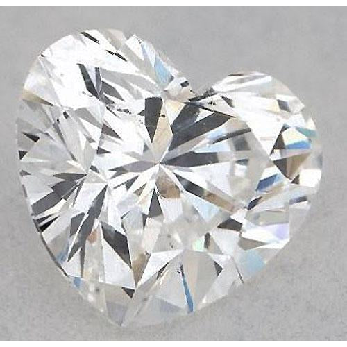 Diamant en forme de cœur de 4 carats, non serti, couleur F, pureté VS1, très bonne taille